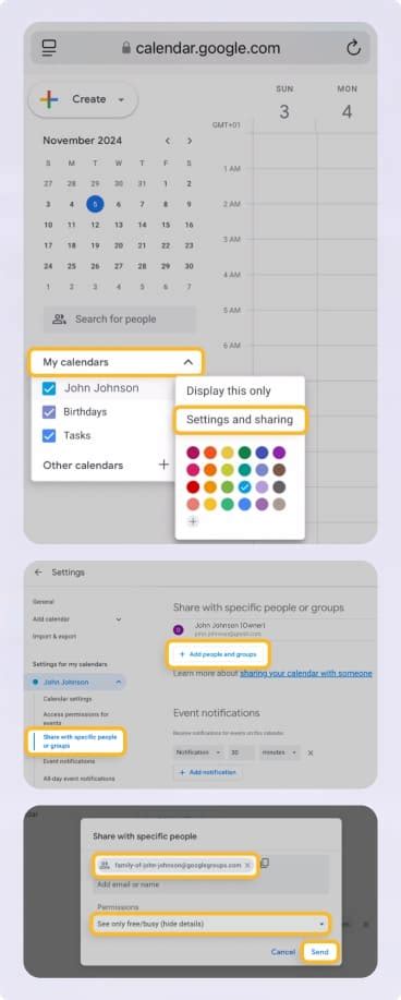 share google calendar with iphone user, How to share a calendar in google workspace. 8 tips about calendar on iphone and how to hack it