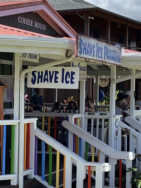 shave ice in paradise