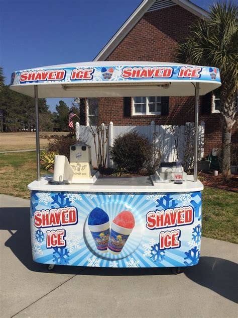 shaved ice cart