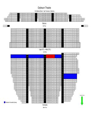 Shn Theater Seating Chart