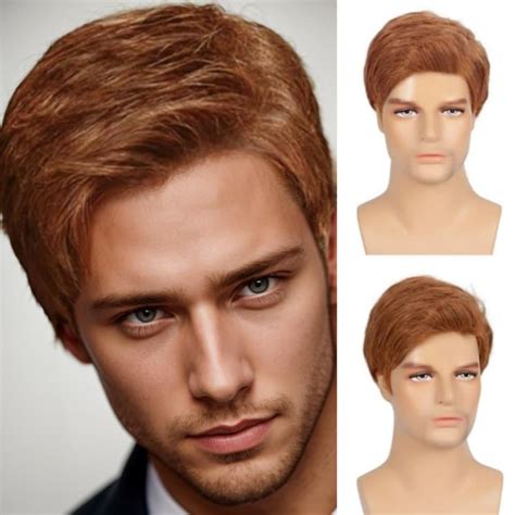 short blonde mens wig