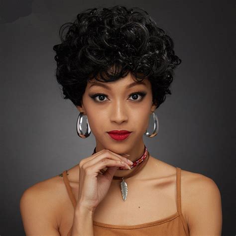 short curly hairstyles wigs