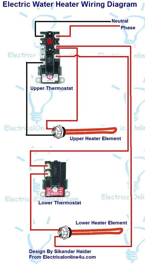 shower electric water heater wiring diagram 