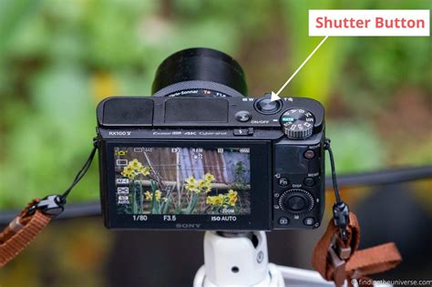 shutter button, Shutter – the stop button