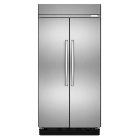 side by side counter depth refrigerator with ice maker