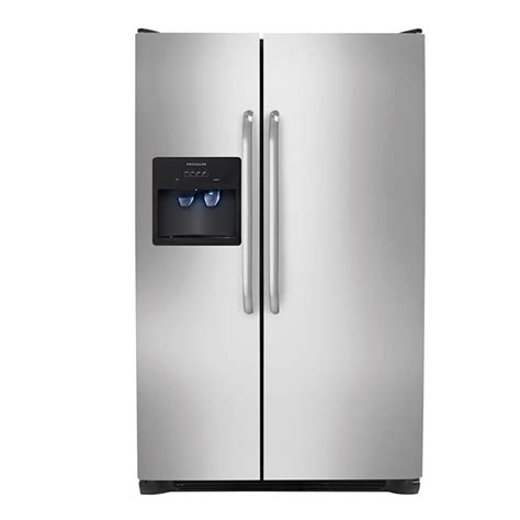 side by side frigidaire refrigerator with ice maker