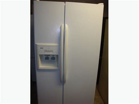 side by side kenmore refrigerator with ice maker