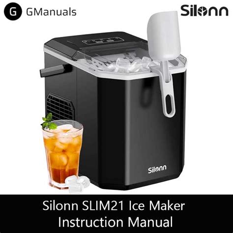 silonn ice maker manual