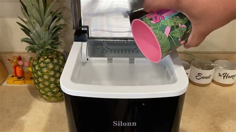 silonn ice maker self cleaning instructions