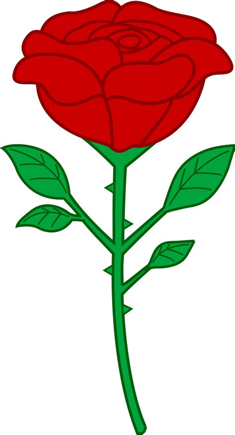 simple cartoon rose clip art, Roses cartoon