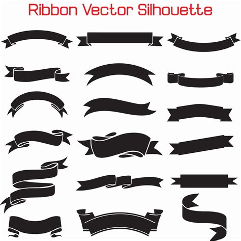 simple vector ribbon banner, Premium vector