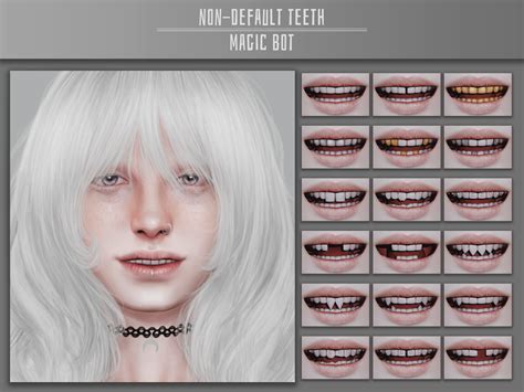sims 4 teeth cc magic bot, Bot adults sims4downloads maxis dopecherryblossomheart bgc snootysims wixsite. Magic bot: detailed teeth • sims 4 downloads