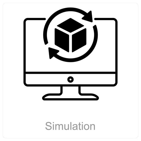 simulator powerpoint icon, Simulator generic outline color icon