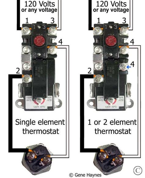single element wiring diagram 
