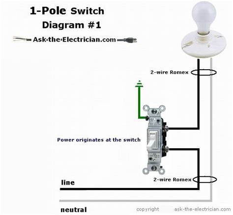 single pull switch wire diagram 