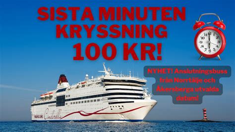 sista minuten kryssning