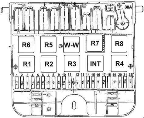 skoda felicia fuse box diagram 