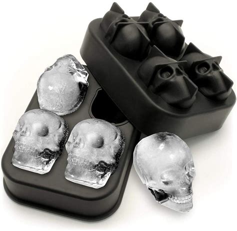 skull ice cube trays
