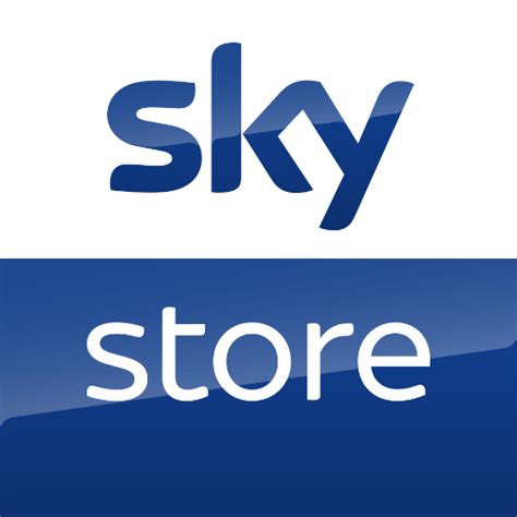 sky store logo app, Sky store player