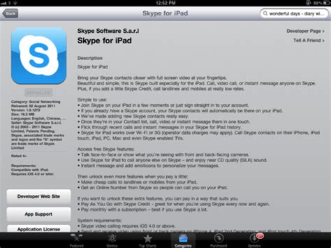 skype for ipad 9.3.5, Skype concept