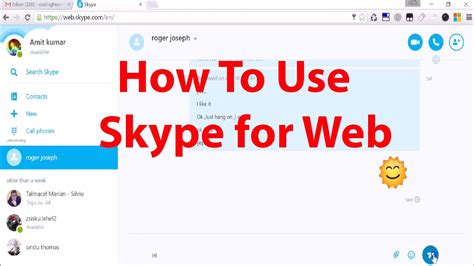 skype for web browser, Skype web version ~ how to use skype on your web browser!. Skype web version browser use