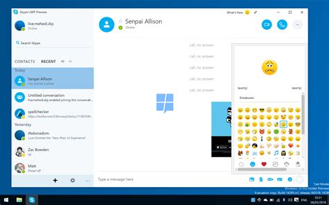 skype freezes windows 10, Cómo ver y administrar los contactos en la aplicación de windows 10