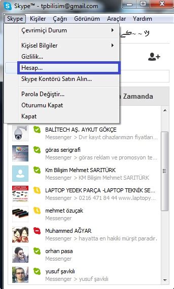 skype gmail ile giriş, Gmail giriş, skype kaydol, msn kaydol