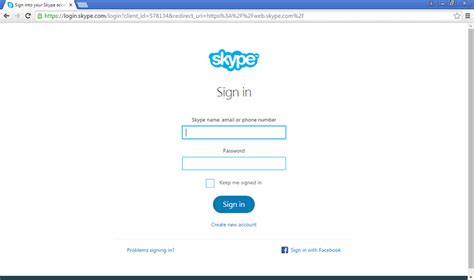 skype log in online, How to login to skype