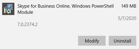 skype online powershell module install, Problems connecting to skype for business online using powershell