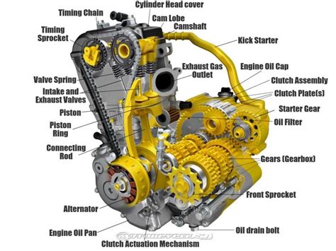 small bike engine diagram 