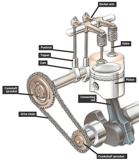 small engine valve camshaft diagram 