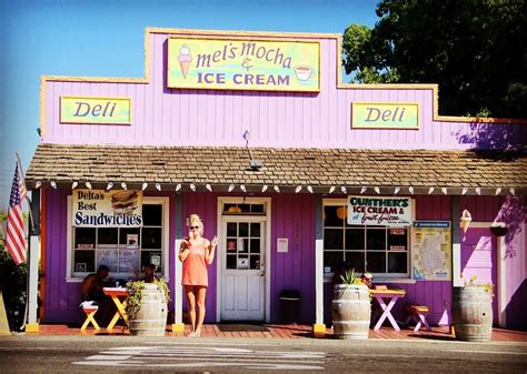 small town ice cream shop