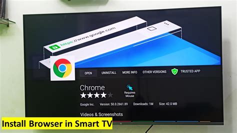 smart tv install chrome browser, How to install google chrome in smart tv