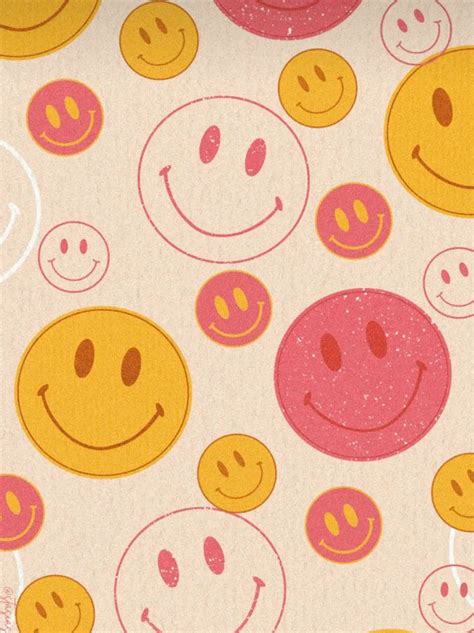 smiley-face wallpaper aeststeic, Aesthetic wallpaper, wallpaper for iphone, smiley face wallpaper
