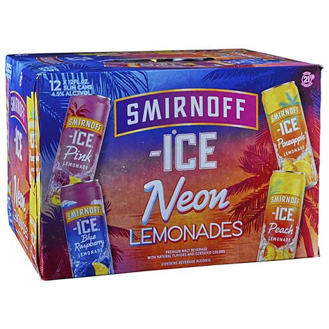 smirnoff ice lemonade neon