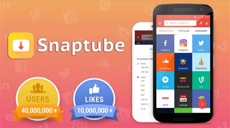 snaptube youtube, 