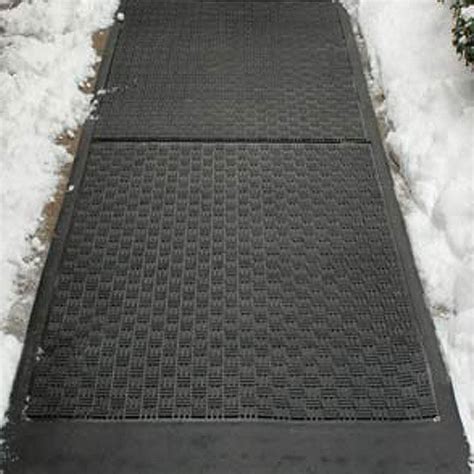 snow and ice melting mats