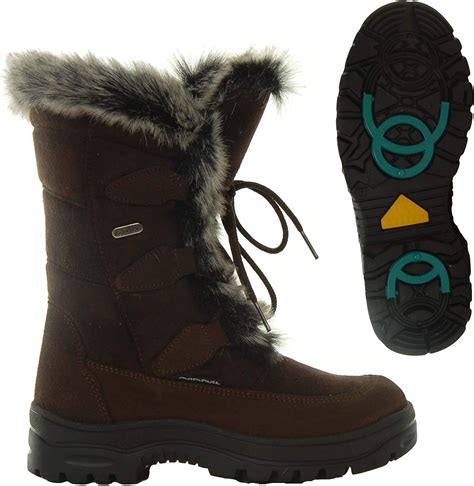 snow boots for womens with ice grip