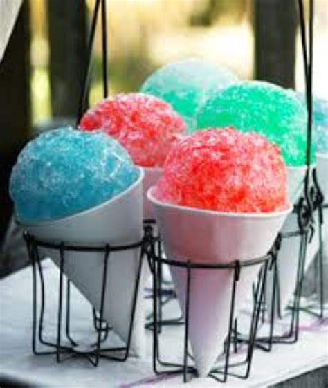 snow cone station