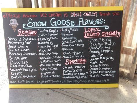 snow goose ice cream