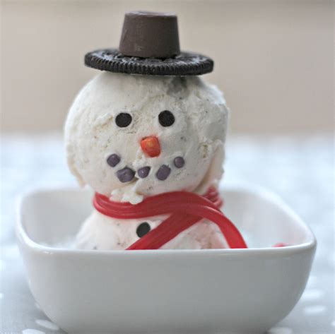 snowman ice cream