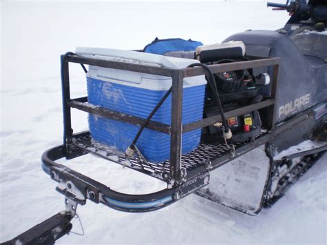 snowmobile racks for ice fishing