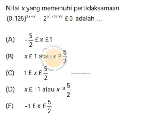 soal eksponen simak ui, Pembahasan 2 soal matematika simak ui eksponensial