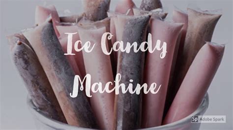 sofitec ice candy machine