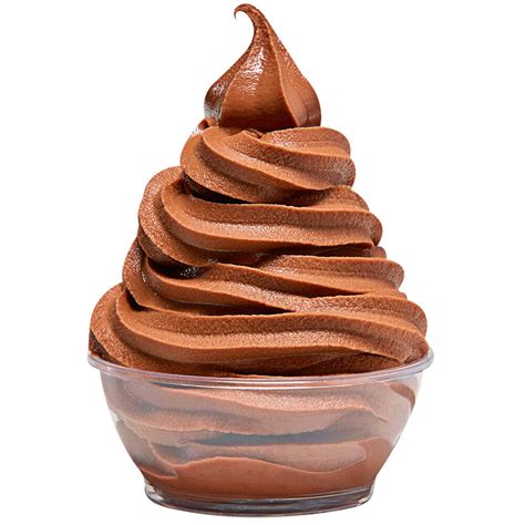 soft serve chocolate ice cream