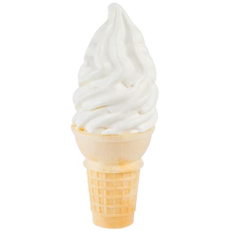 soft serve vanilla ice cream