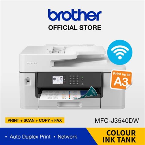 software brother mfc-j3540dw, Review brother mfc-j3540dw: printer-scanner kencang serba a3, cetakan