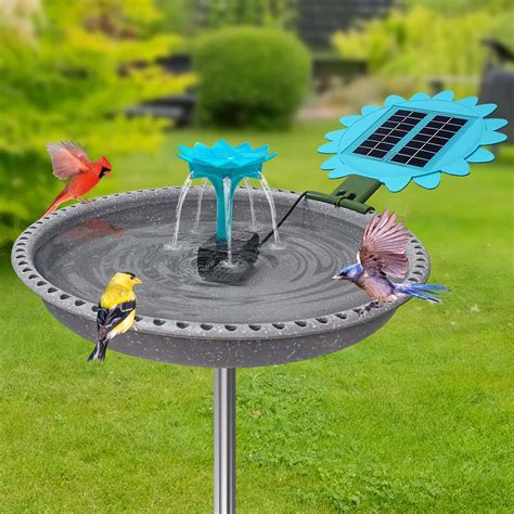solar bird bath ducks, Solar birdbath tjc. Solar-powered garden birdbath