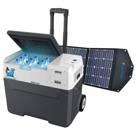 solar ice chest cooler