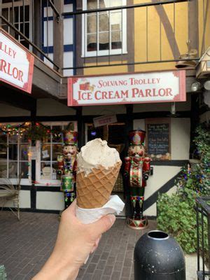 solvang trolley ice cream parlor